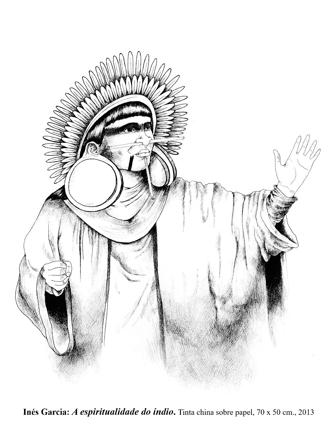 5. espiritualidad del indio. ilustracion del libro La escuela iberica de la paz