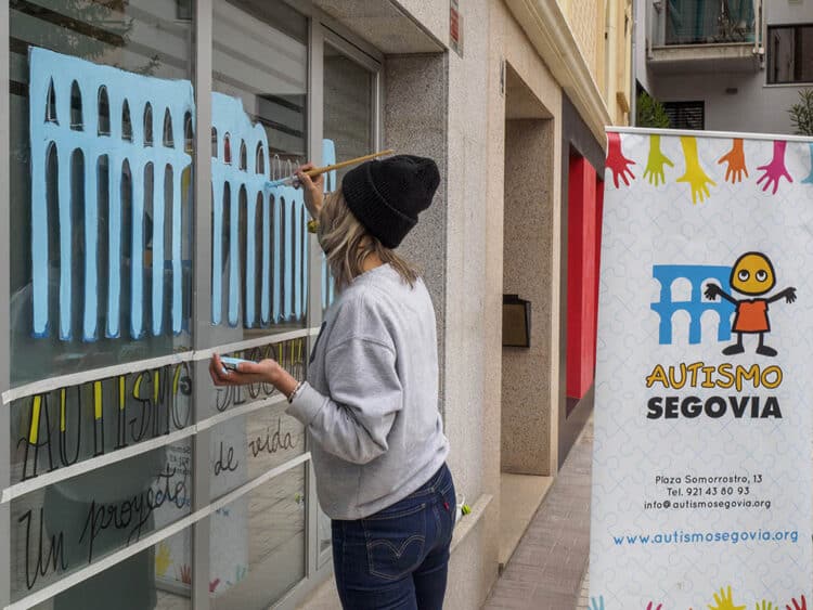 Actividad realizada por Autismo Segovia. / KAMARERO