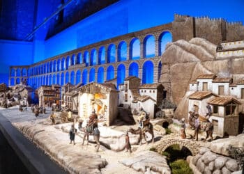 Belén de La Alhóndiga, realizado por la Asociación Belenista Castellana de Valladolid . / Héctor Criado