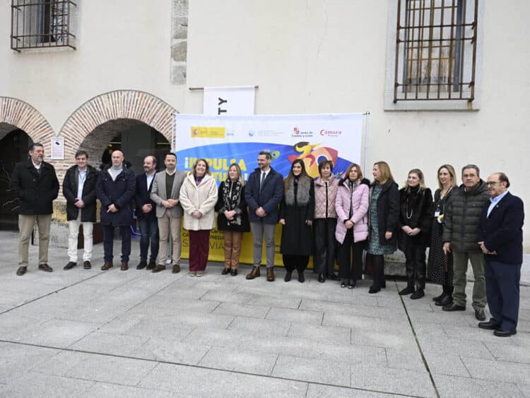 Inauguración de la Feria de Empleo, Innovación y Emprendimiento, organizada por la Cámara de Comercio de Segovia en el IE Creativity Center de La Casa de la Moneda. / CÁMARA DE COMERCIO