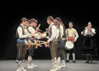 Certamen de Danzas ‘Emperador Teodosio’ en el Teatro Juan Bravo, en una edición pasada.