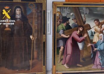 Entre las piezas recuperadas, destacan dos óleos barrocos del siglo XVII.
