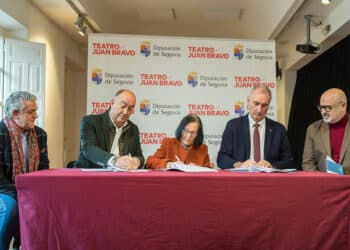 José María Bravo, Miguel Ángel de Vicente, Carmen Grúber, José Mazarías y Juan Carlos Monroy. / NACHO VALVERDE - ICAL