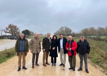 Visita a las obras de concentración parcelaria en Santo Tomé del Puerto / JCYL