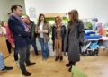 Visita a las obras de adaptación de las aulas en Turégano / JCYL