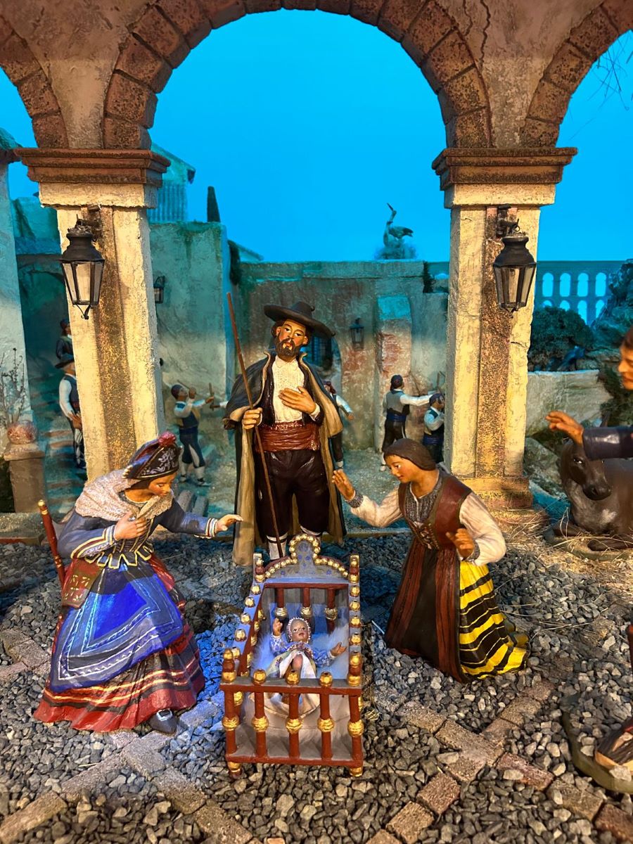 Los belenes de Segovia, una ruta atractiva para turistas y segovianos 4 Detalle del pesebre.