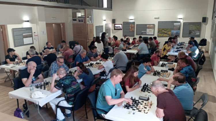 Segovia acoge el I Torneo Internacional de Ajedrez por Tramos de Elo 1 Un instante durante una cita de ajedrez en Segovia./E.A