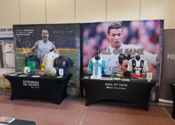 Exposición ‘Leyendas del Deporte’ ubicada en el Pedro Delgado a principios de año./E.A