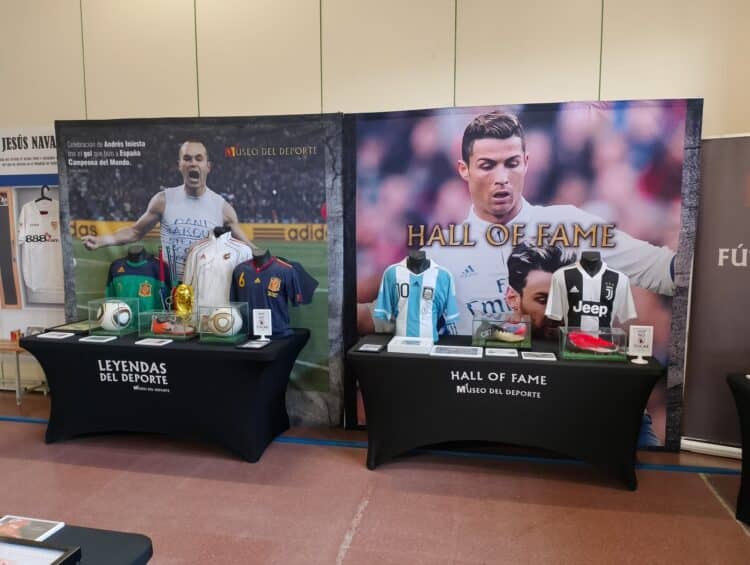 Exposición ‘Leyendas del Deporte’ ubicada en el Pedro Delgado a principios de año./E.A