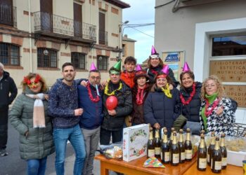 Fiesta de las pre-uvas en Fuenterrebollo / ASOCIACIÓN ‘LOS QUE ROBAN LO CAVAO’