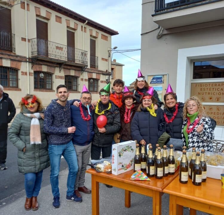 Fiesta de las pre-uvas en Fuenterrebollo / ASOCIACIÓN ‘LOS QUE ROBAN LO CAVAO’