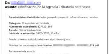 Alerta de Hacienda: este email que están recibiendo muchos españoles puede acabar con tus ahorros en un pispás