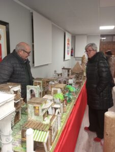 Hontanares de Eresma inaugura un espacio para la cultura y el ocio de los mayores 2 Vista del belén / AYTO. HONTANARES DE ERESMA