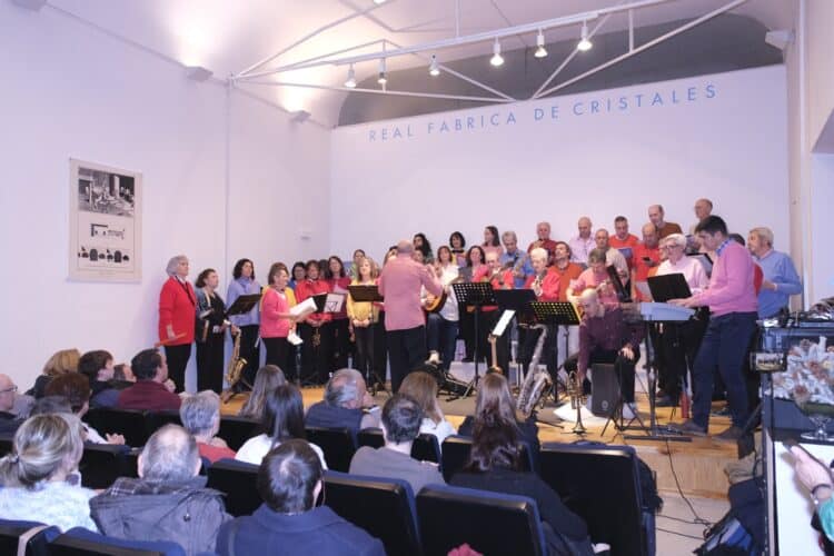 Actuación de la Coral de La Granja. /FRANCISCO SÁNCHEZ