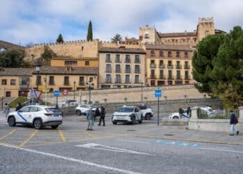 Parada de taxis en la Plaza de Artillería.