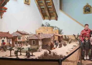 Espectacular nacimiento en la iglesia de Cantimpalos. / LOURDES MATARRANZ