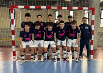 Conjunto juvenil de Valverde del Majano que juega en la Superliga Segoviana./ E.A.