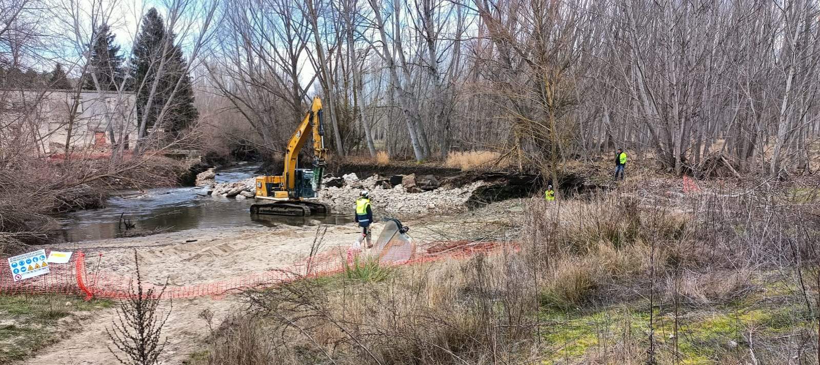 La CHD tira el azud de Puente Mesa pese a que en el año 2022 aseguró que lo iba a restaurar 2 04 1bis w