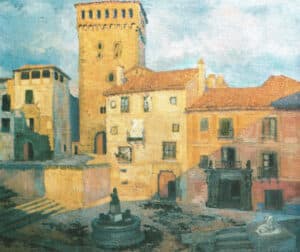 La iglesia de San Martín y la plaza de las Sirenas (I) 10 10 Exp 1921 Unturbe Exp 1921