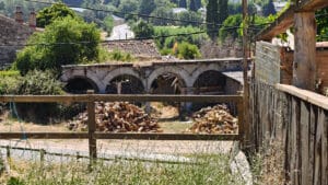 Real Sitio de San Ildefonso (III) 3 Otra visión de las ruinas del antiguo palacio de Valsaín.