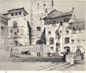 La iglesia de San Martín y la plaza de las Sirenas (II) 5 15 Samuel Chamberlain