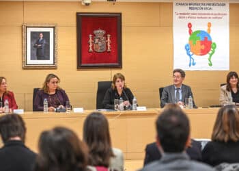 Celebración de la jornada “La mediación como instrumento de pacificación y efectiva resolución de conflictos’, hoy en Burgos. / Ricardo Ordóñez