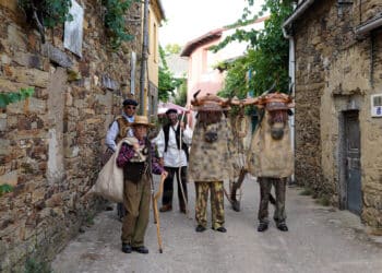 Mascarada de La Obisparra, en Pobladura de Aliste, Zamora. / Miriam Chacón