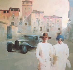 La iglesia de San Martín y la plaza de las Sirenas (III) 3 22 A Cristobal 1986