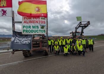 Tractorada el pasado día 8 contra el acuerdo.
