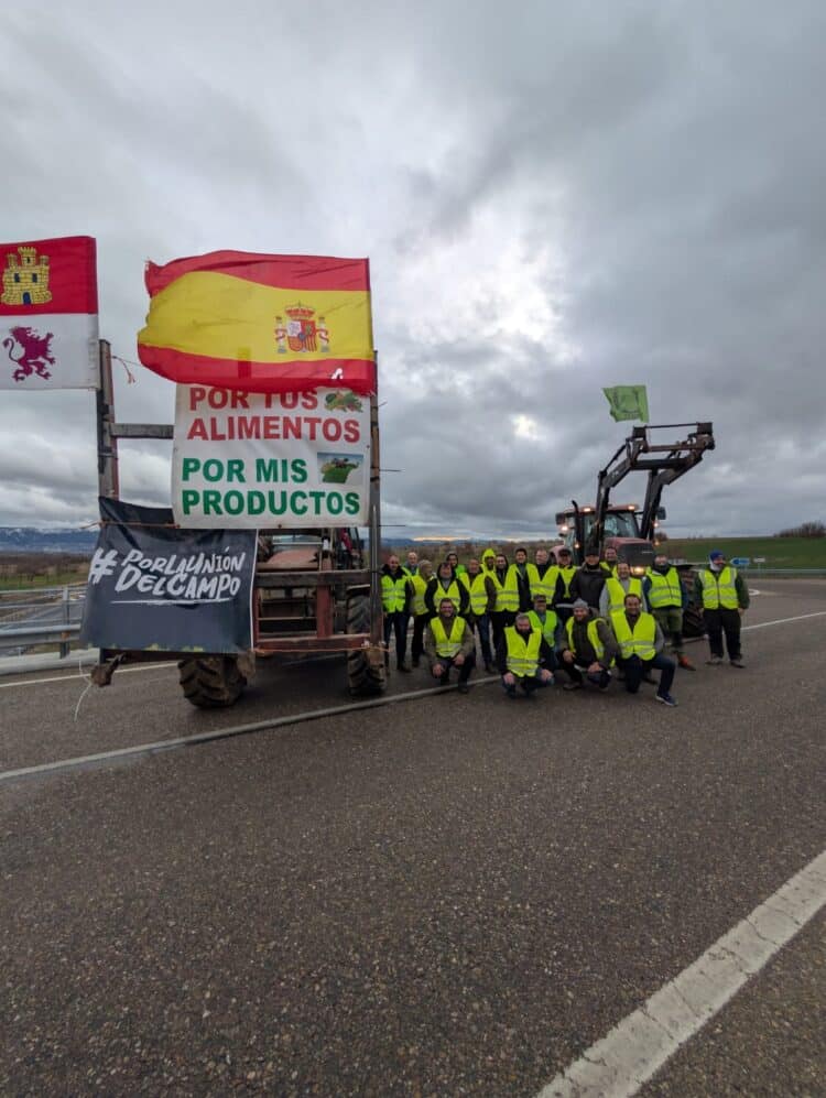 Tractorada el pasado día 8 contra el acuerdo.