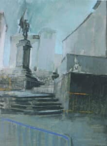 La iglesia de San Martín y la plaza de las Sirenas (III) 10 29 Obras en la plaza de San martin Alba Lopez Fernandez 2006