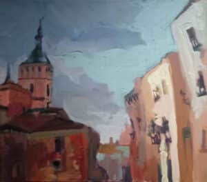 La iglesia de San Martín y la plaza de las Sirenas (IV) 10 39 pensionado s martin Col Nacho