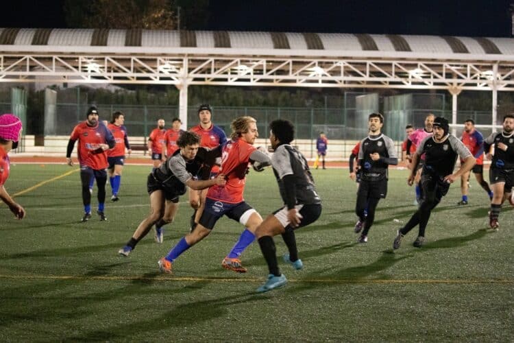 Un instante del encuentro entre BigMat Tabanera Lobos y Atlético Rivas./RAC LOBOS