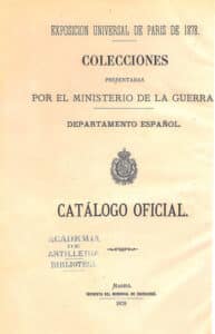 La Academia de Artillería en las exposiciones universales del siglo XIX 2 CATALOGO