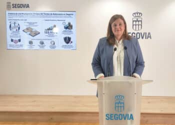 La portavoz del grupo municipal del PSOE en el Ayuntamiento de Segovia, Clara Martín. / PSOE