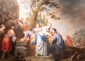 “Cuando uno comprende de verdad una escena la obra se abre de una manera impresionante” 7 Encuentro de Rebeca y Elicer en el pozo. Anonimo flamenco