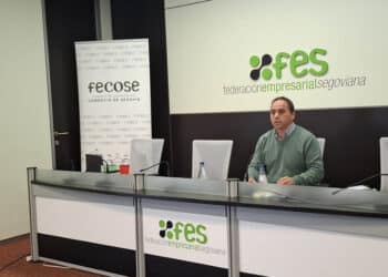 El presidente de Fomento de Empresas de Comercio de Segovia (FECOSE), Alberto García. / FES