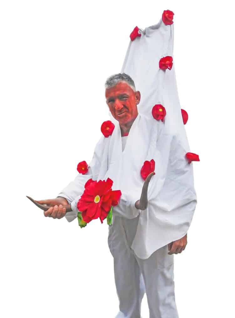 Vaquilla de carnaval.