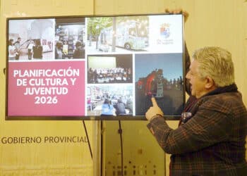 El diputado de Cultura, José María Bravo, presenta las previsiones del Área de este año. / DIPUTACIÓN DE SEGOVIA