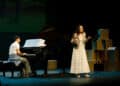 La soprano Ángela Herrero y el pianista Daniel García, en el Encuentro de Mujeres Músicas 'María de Pablos'. / INÉS ARCONES