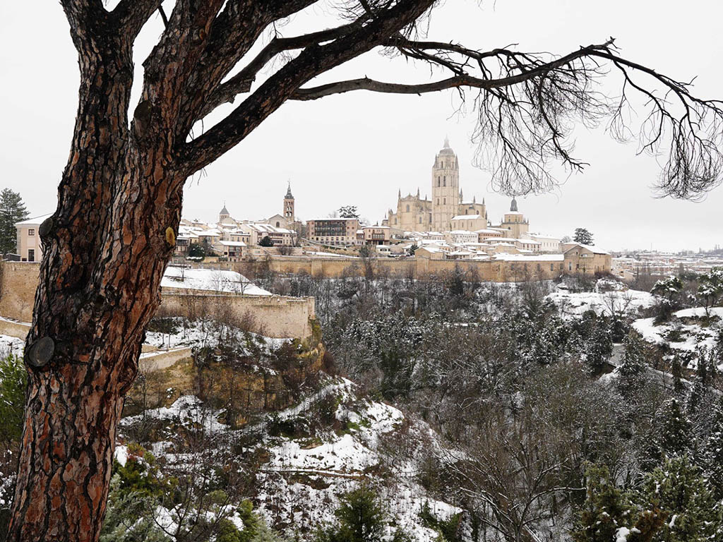 Nieve Nevada Segovia Catedral Mario Anton Lobo