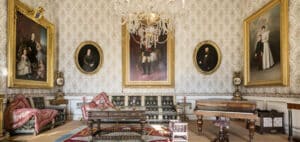 Real Sitio de San Ildefonso (III) 9 Salón en el palacio de Riofrío.