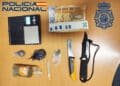 Material sustancias y dinero incautado en la operación. / POLICÍA NACIONAL