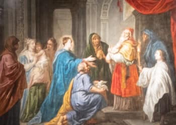 Presentación del Niño en el Templo. Se cree que es de Abraham Willemsens.