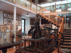 La Academia de Artillería en las exposiciones universales del siglo XIX 5 Sala de ciencias y tecnología de la Academia de Artillería.