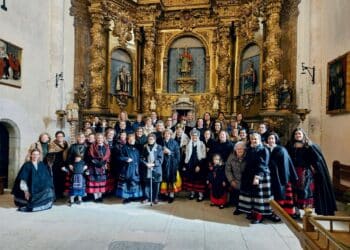 Las aguederas en la iglesia de Santo Tomás, en Vegas de Matute.