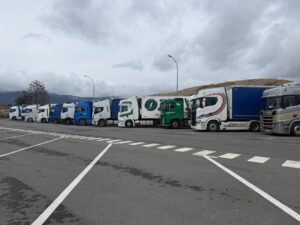 Camioneros segovianos atrapados en la incomprensión 2 camiones FOTO 2