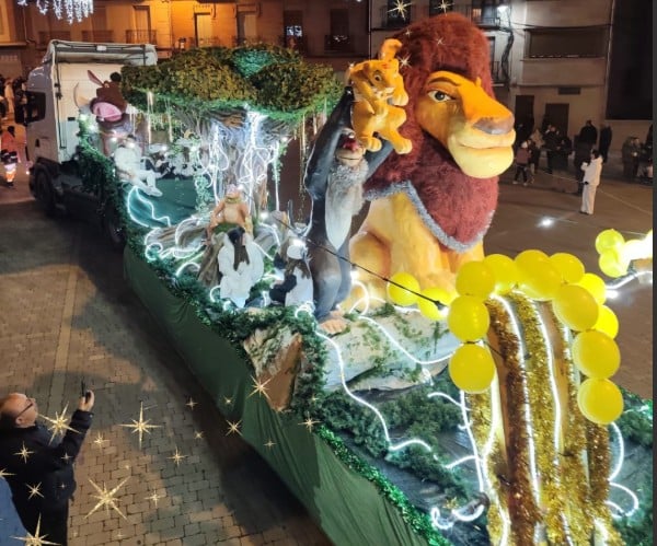 Vista de una de las carrozas. / ASOCIACIÓN CARROZAS DE FUENTEPELAYO