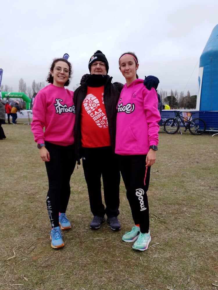 Sandra San Miguel, Pilar Moreno y Antonio en Valladolid./CAS