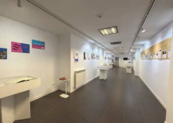 Exposición en la Biblioteca del Campus de la UVa María Zambrano en Segovia.